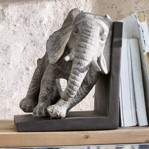 Buchstütze 2er Set Elephants