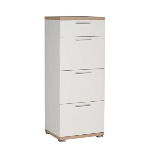 Flurkommode mit 4 Schubladen Eiche Dekor