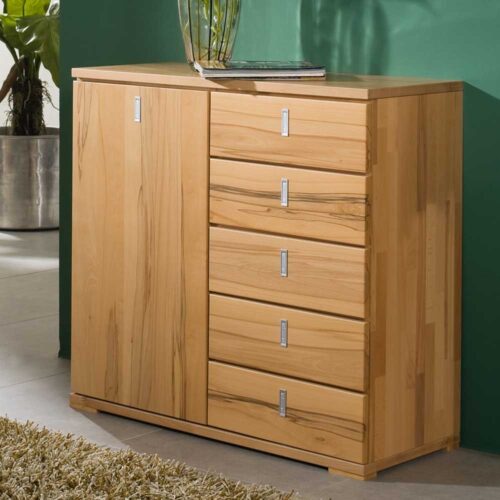 Dielenschrank mit Schubladen Kernbuche massiv