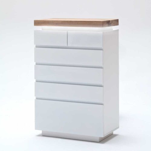 Kommode mit LED Beleuchtung Schubladen