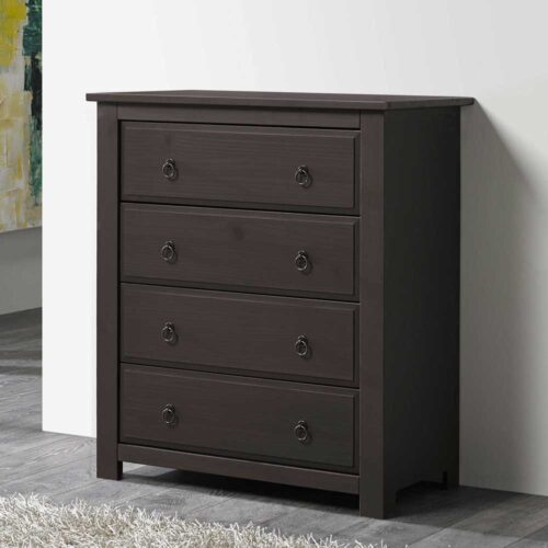 Schubladenkommode aus Kiefer Massivholz Kolonialstil