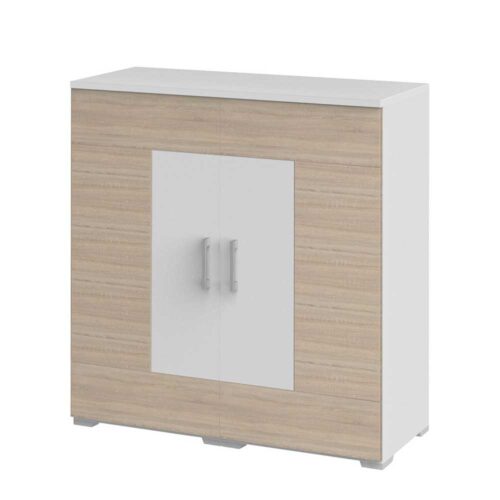 Schlafzimmer Kommode in Weiß Eiche Nachbildung