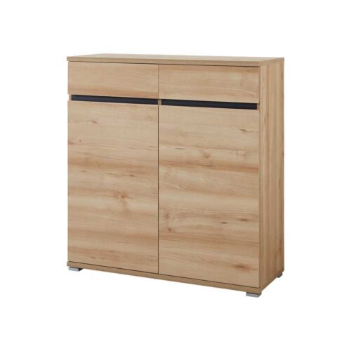 Flur Kommode in Buche Dekor Grifflos