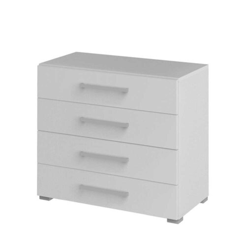 Büro Kommode in Weiß 80 cm