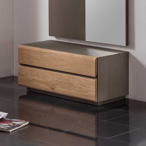 Garderoben Kommode aus Wildeiche 80 cm