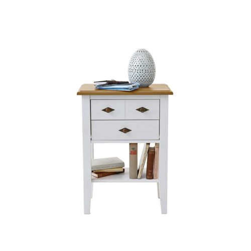 Flur Kommode in Weiß Kiefer massiv