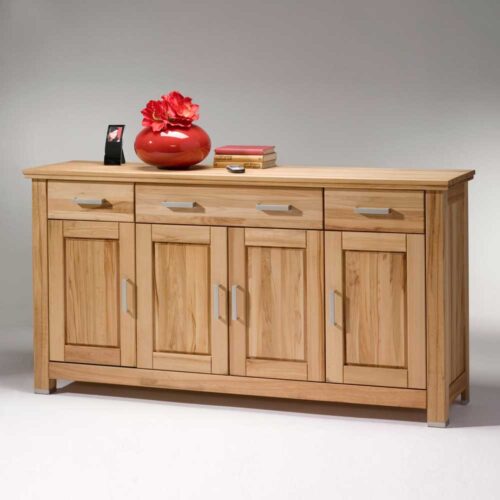 Holz Sideboard aus Kernbuche massiv 180 cm breit