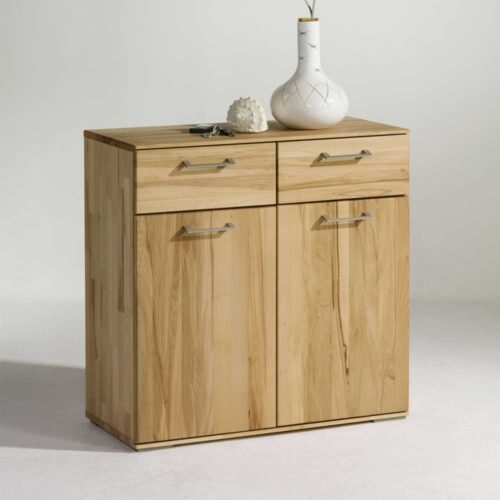 Schlafzimmer Kommode aus Kernbuche Massivholz 80 cm