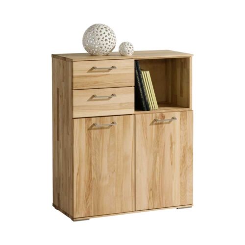 Holzkommode aus Kernbuche massiv 80 cm breit