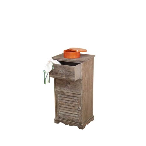 Kommode im Used Look Lamellentür