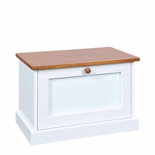 Mini Kommode mit Klappe Kiefer massiv