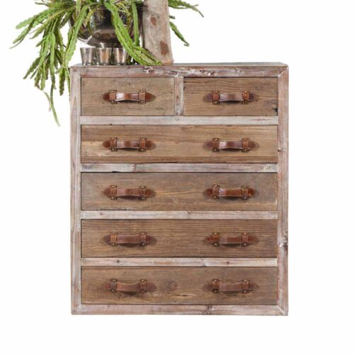 Design Kommode aus Kiefer Massivholz Schubladen