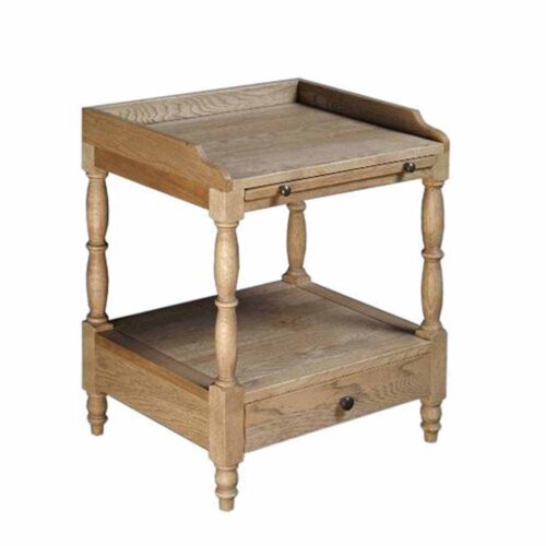 Vintage Nachttisch aus Eiche antik 50 cm breit