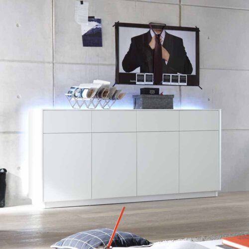 Design Sideboard mit LED Beleuchtung 180 cm