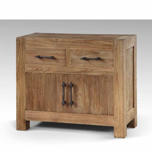 Flur Kommode aus Teak Recyclingholz 110 cm