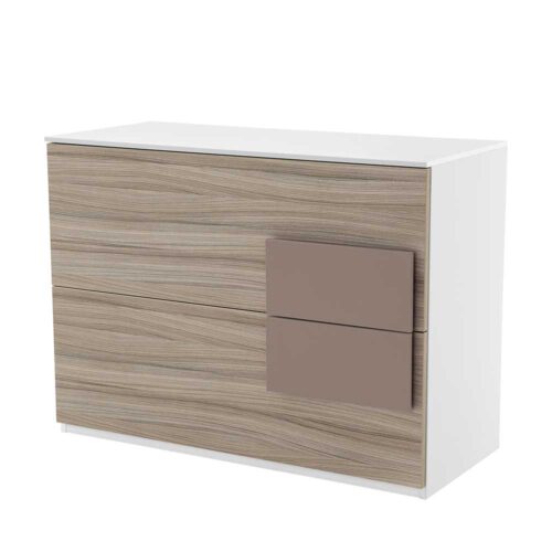 Jugendzimmer Sideboard in Holz Taupe 100 cm