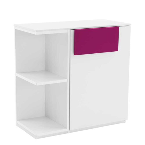 Design Regal in Weiß Pink Regal