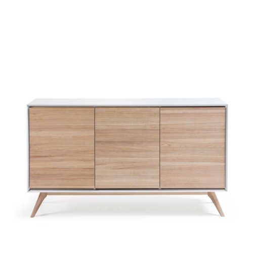 Wohnzimmer Sideboard aus Esche Massivholz mit Esche Massivholz