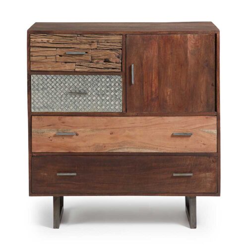 Kombikommode in Braun Bunt 100 cm