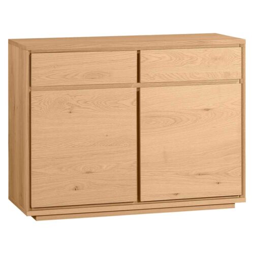 Flur Kommode mit Eiche furniert 110 cm breit