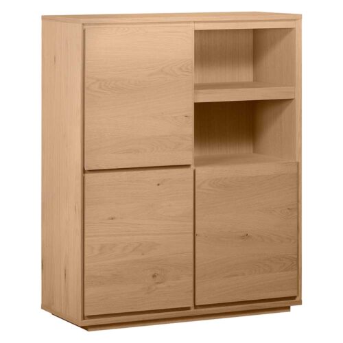 Esszimmer Highboard mit Eiche furniert 110 cm