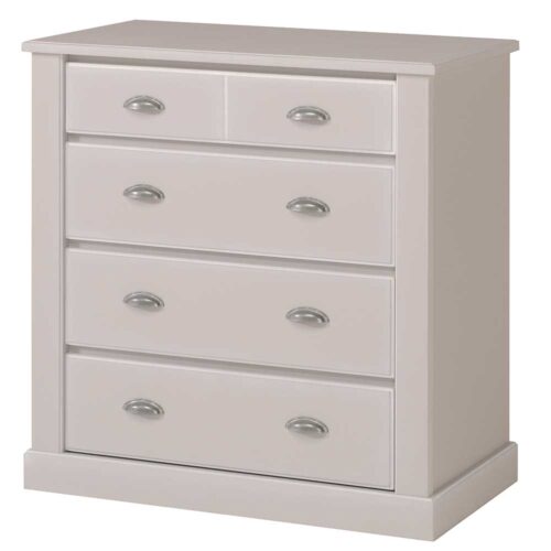 Schlafzimmer Kommode in Hellgrau Landhausstil