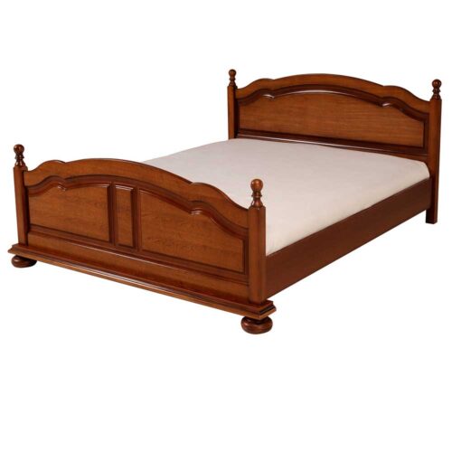 Doppelbett in Eiche dunkel furniert Klassisch antikes Design