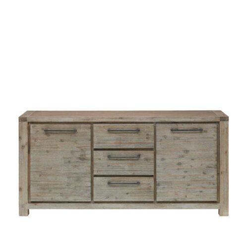 Massivholz Sideobard mit Antik Finish Akazie
