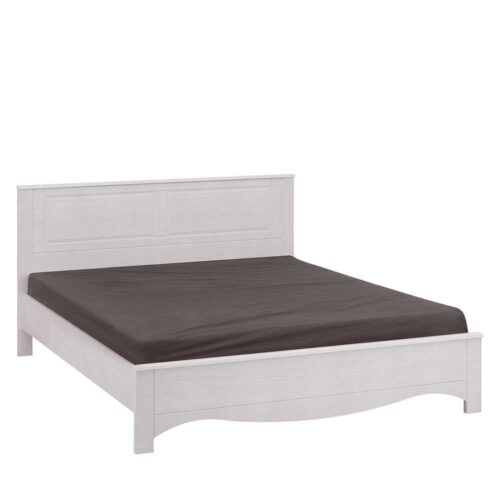 Bett in Weiß Landhaus Design