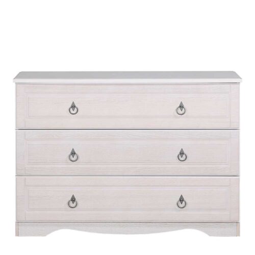 Schubladen Sideboard im Landhausstil Weiß