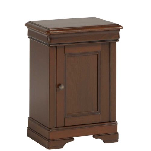 Nachtschrank in Walnussfarben Buche (2er Set)