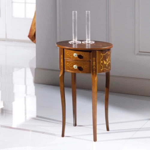 Nachttisch im italienischen Look 2 Schubladen