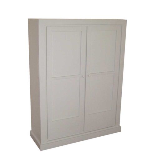 Wohnzimmer Highboard in Weiß Linde Massivholz