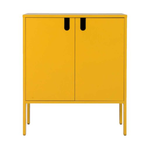 Kommode in Gelb 2 Türen
