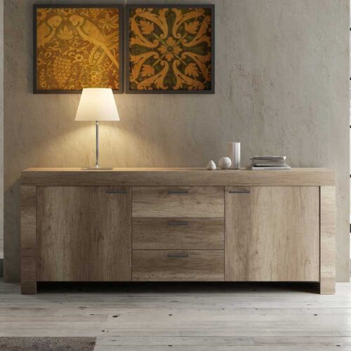 Esszimmersideboard in Wildeichefarben 210 cm breit