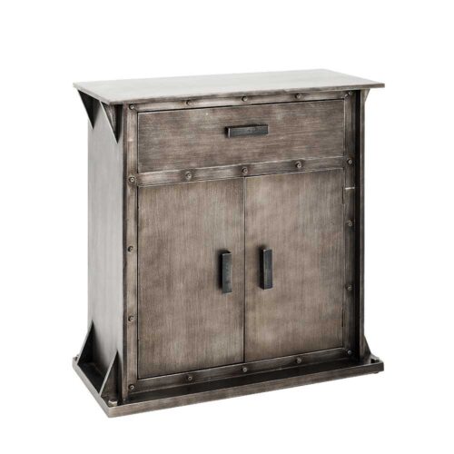 Industry Kommode in Anthrazit 2 türig