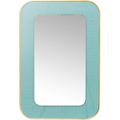 Spiegel Revival hellblau 90x60cm