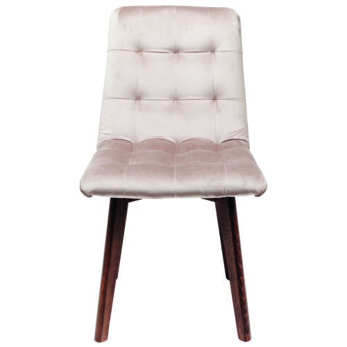 Stuhl Moritz Silbergrau Samt