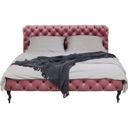 Bett Desire Samt Rose 160x200cm