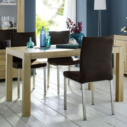 Esstisch 180 x 90 in Eiche Weiß Gewischt