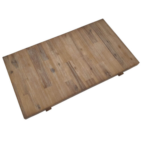 Ansteckplatte 90 x 50cm in Akazie massiv Braun