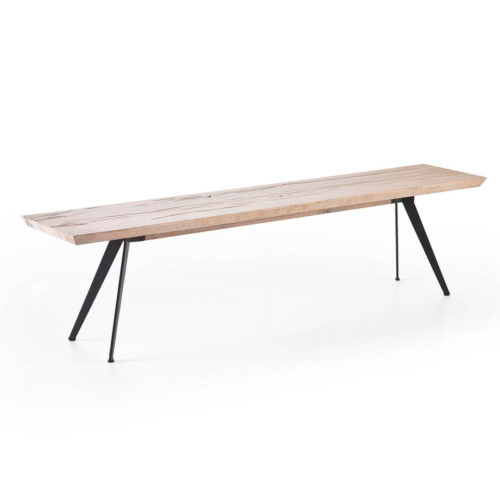 Sitzbank Eiche Massiv Natur geölt 200 cm