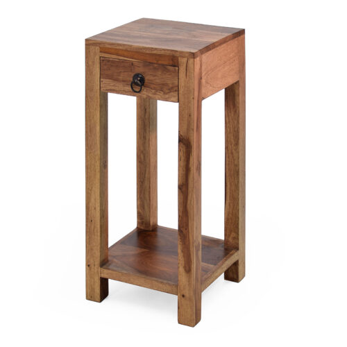 Beistelltisch Sheesham Massivholz 30 x 30 x 68 cm