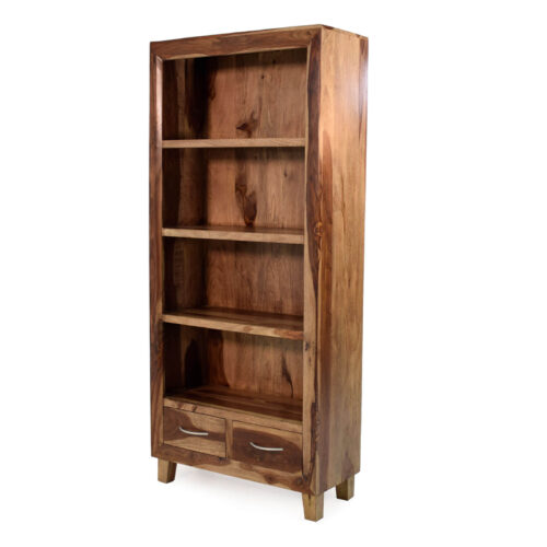 Bücherregal Sheesham Massivholz B80 x T35 x H180 cm