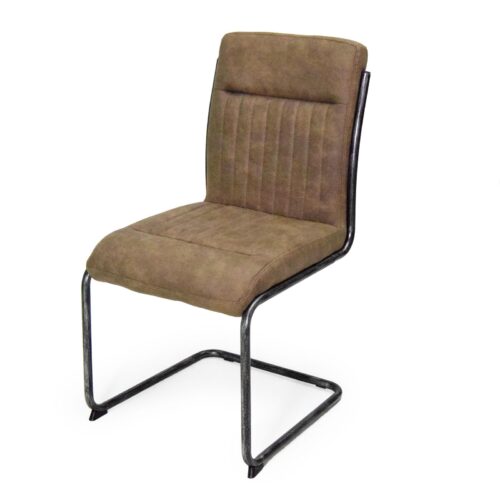 Freischwinger in Braun im 2er Set