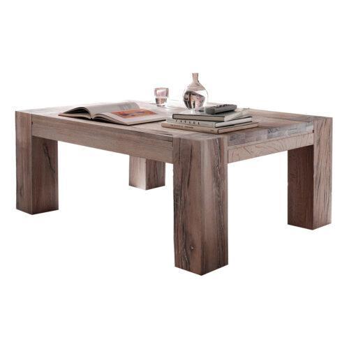 Couchtisch 120x70 in Eiche massiv weiß gekälkt