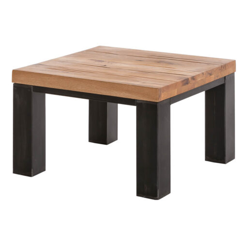 Couchtisch 140 x 70 x 47 cm Eiche Massivholz