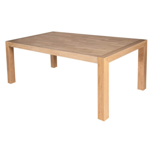 Esstisch 180 x 90 in Eiche Weiß Gewischt