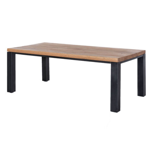 Esstisch 180 x 90 x77 cm Eiche Massivholz