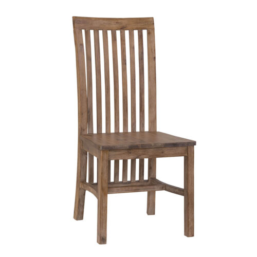 Esszimmerstuhl (2er-Set) Akazie massiv Braun